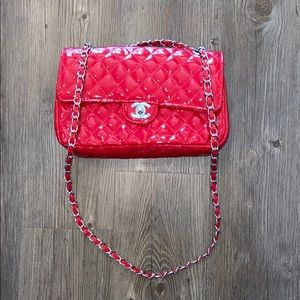 Red chanel purse